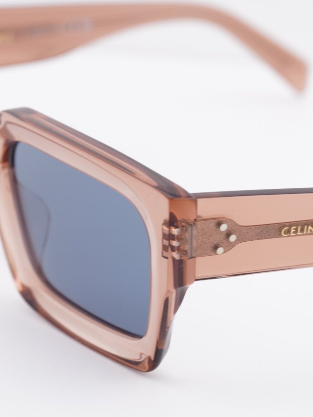 Celine CL40280U 74V Rectangle Sunglasses - Rose/Blue - Picture 3 of 11